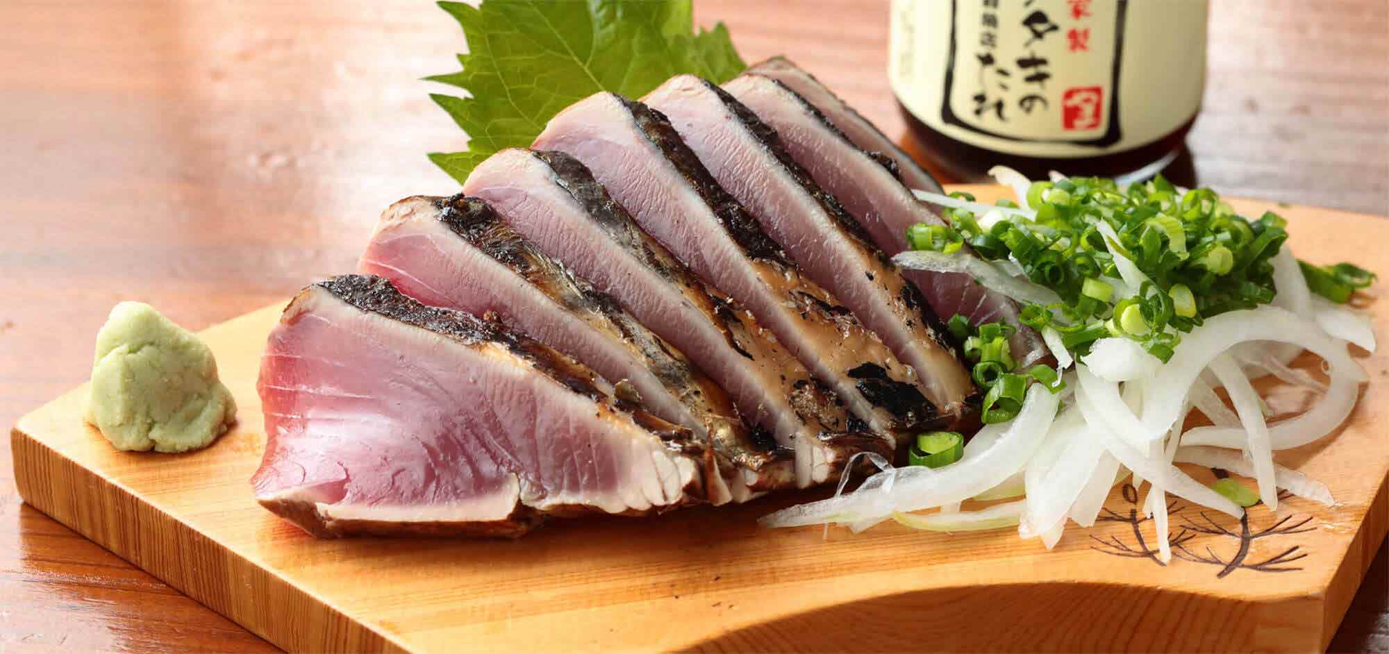 炙烤鲣鱼刺身