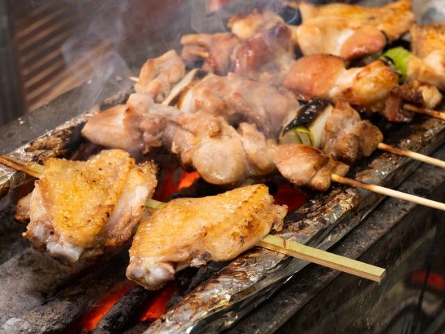 烤鸡串 白炭