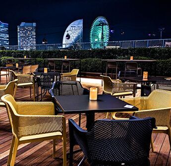 可以一览横滨港未来夜景的【HUB樱木町CROSS GATE店】屋顶啤酒花园2025