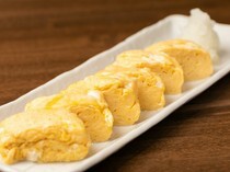 居酒屋Asahi_饱满的口感和厚实的质地是它的特点。温和可口备受欢迎的菜品"鸡蛋卷"。