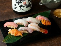 SUSHI屋真吉 新桥店_推荐拼盘“8个寿司” 配上杂鱼汤套餐