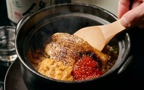 麻布十番　SHIMOI_赤鯥、生海胆和鲑鱼籽的什锦饭