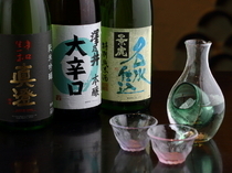 鳗鱼　驹形　前川　丸之内店_适合搭配汁烧鳗鱼的辣口“各类日本酒”
