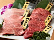 松阪牛田 JIMA_同时品尝霜降和红肉，两种精选部位的美味一同享受“双璧三昧”