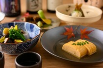 赤坂ANDO_由当天采购的精选食材制作的主厨推荐料理“主厨特选怀石料理套餐”