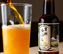 丰洲・金PURA_保证能够衬托出绝品关东煮的美味!店里的原创啤酒“金PURA啤酒”