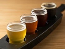 GORA BREWERY PUBLIC HOUSE_令人赏心悦目的4种不同类型的啤酒："SAMPLER BEER FLIGHT 120ml x 4"