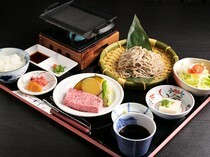 Aji No Yohei_一次品尝飞弹高山迷人的饮食文化的"飞弹牛飞弹荞麦面套餐"
