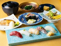 鱼料理 涩谷 吉成本店 丸之内店_轻松享受正宗寿司×时令和食的“寿司怀石套餐”
