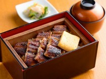 UNAGI NO 徳永 北部_柔软美味。食材彼此衬托的美味“蒸笼鳗鱼饭”