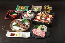 祗园KANKANDERI丽_和牛牛排和伊势虾，搭配日本清酒