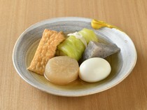 Robata & Oden Kyosuke 新桥店_与关西风味高汤一起享用的松软口感的“关东煮拼盘”