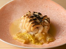 日本桥 鮨柴_除了正宗和食，还能享受法式风味的“季节下酒菜”